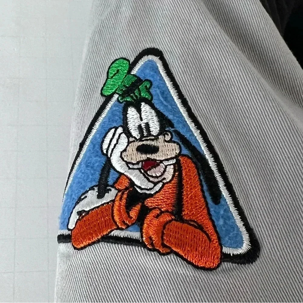 Walt Disney World Where Dreams Come True Bomber Patch Jacket Size S Full Zip